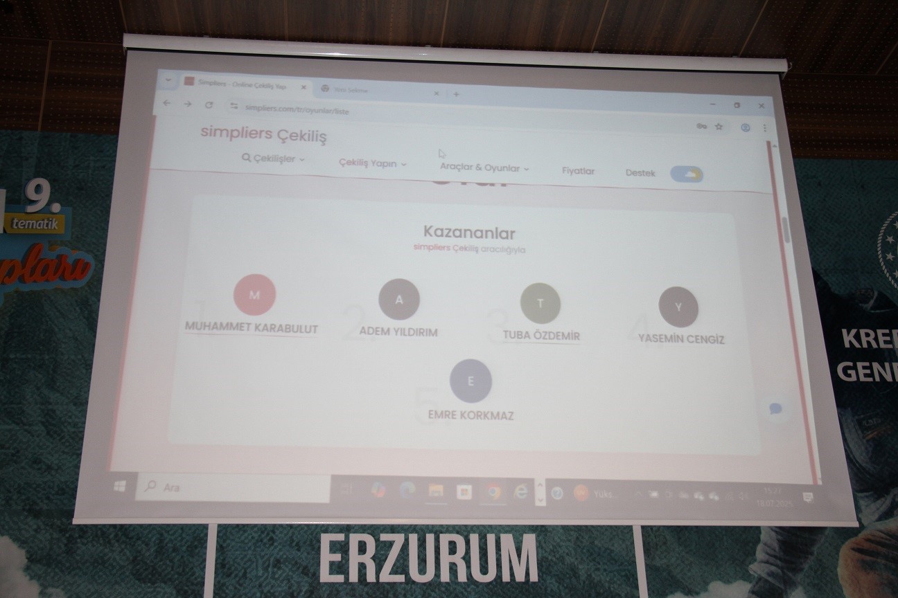 Erzurum GSİM’de İUP kuraları çekildi
