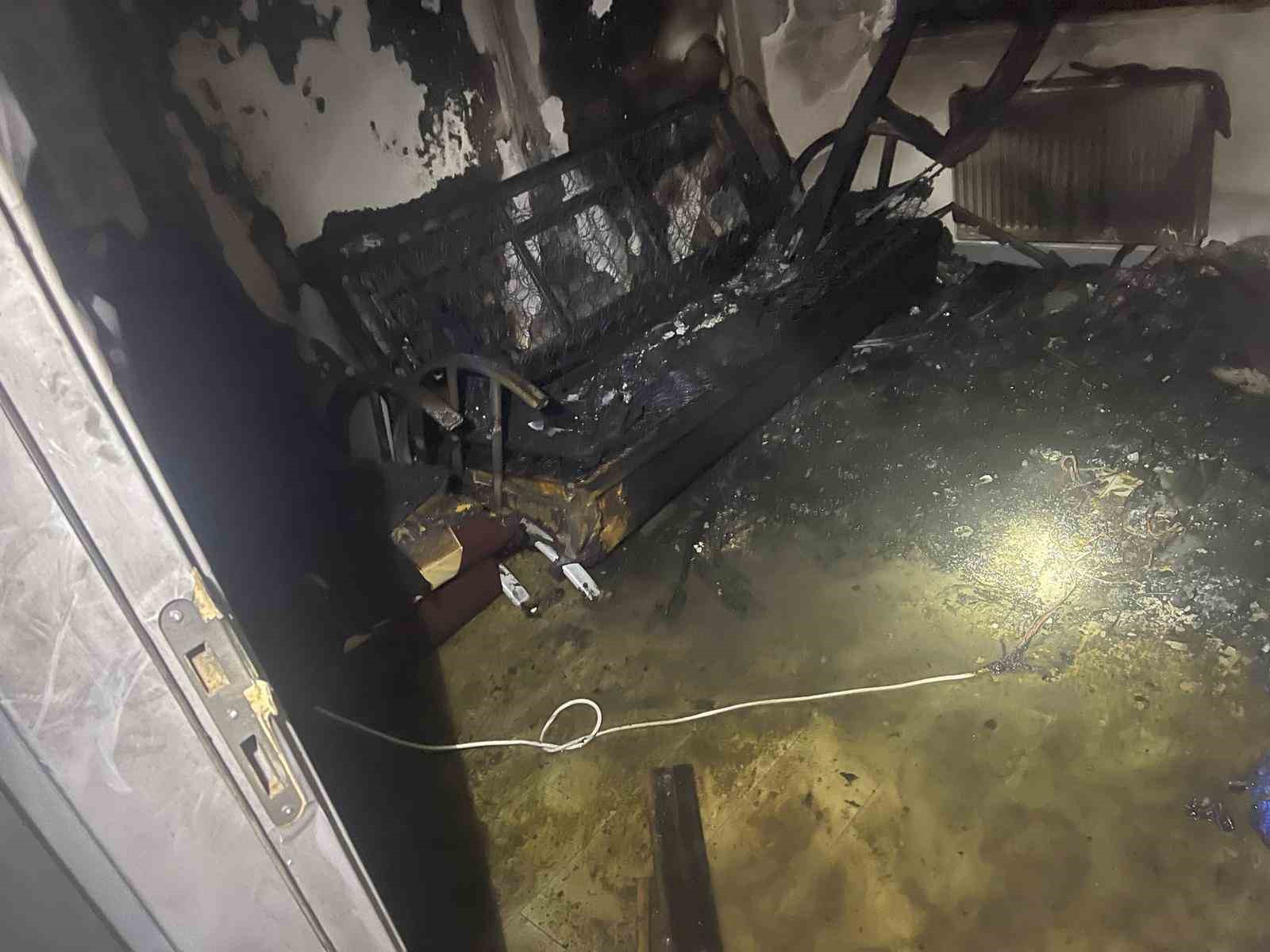 Diyarbakır’da ev yangını