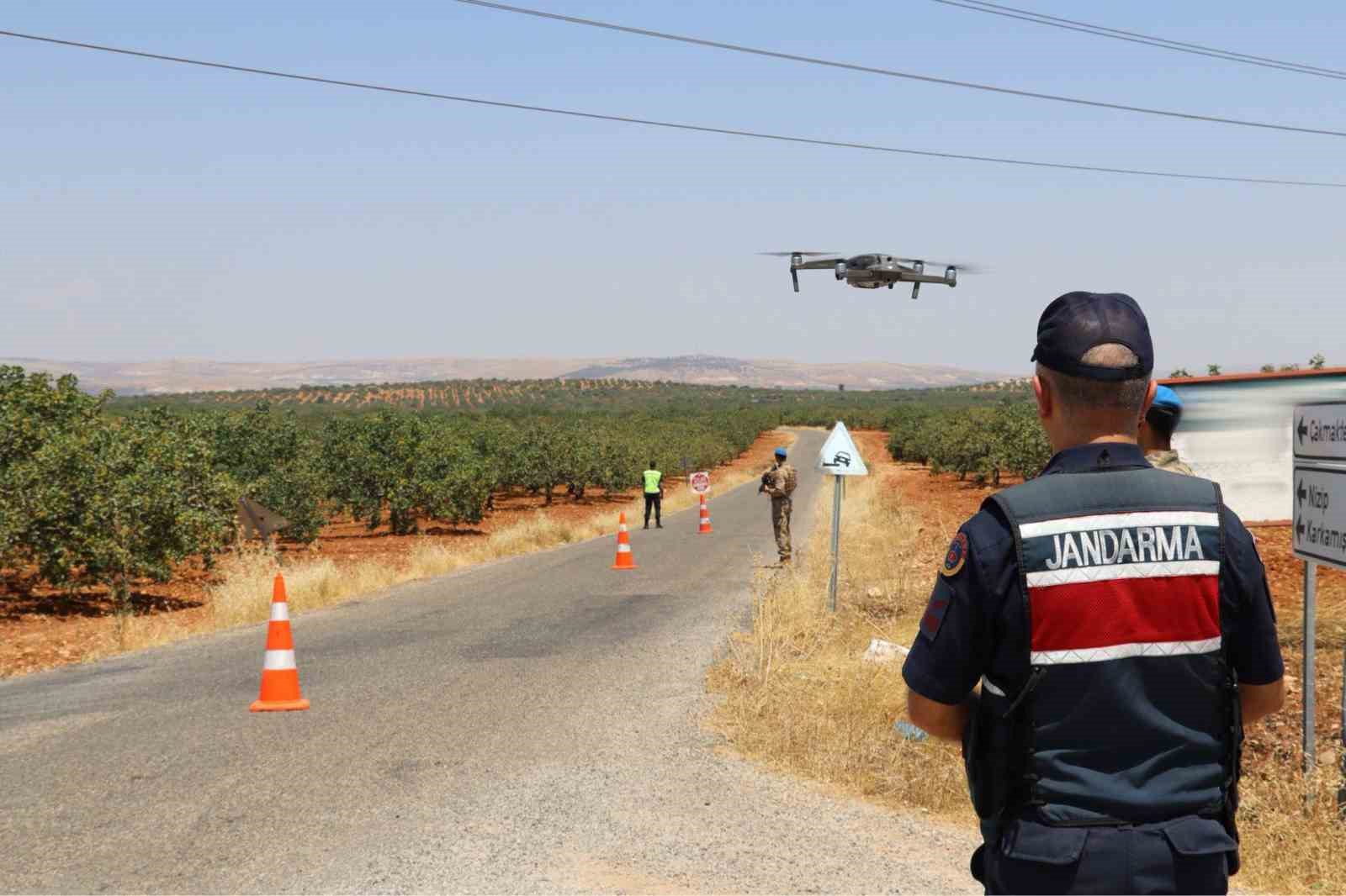 Gaziantep’te jandarma ekipleri ’yeşil altın’ için nöbette