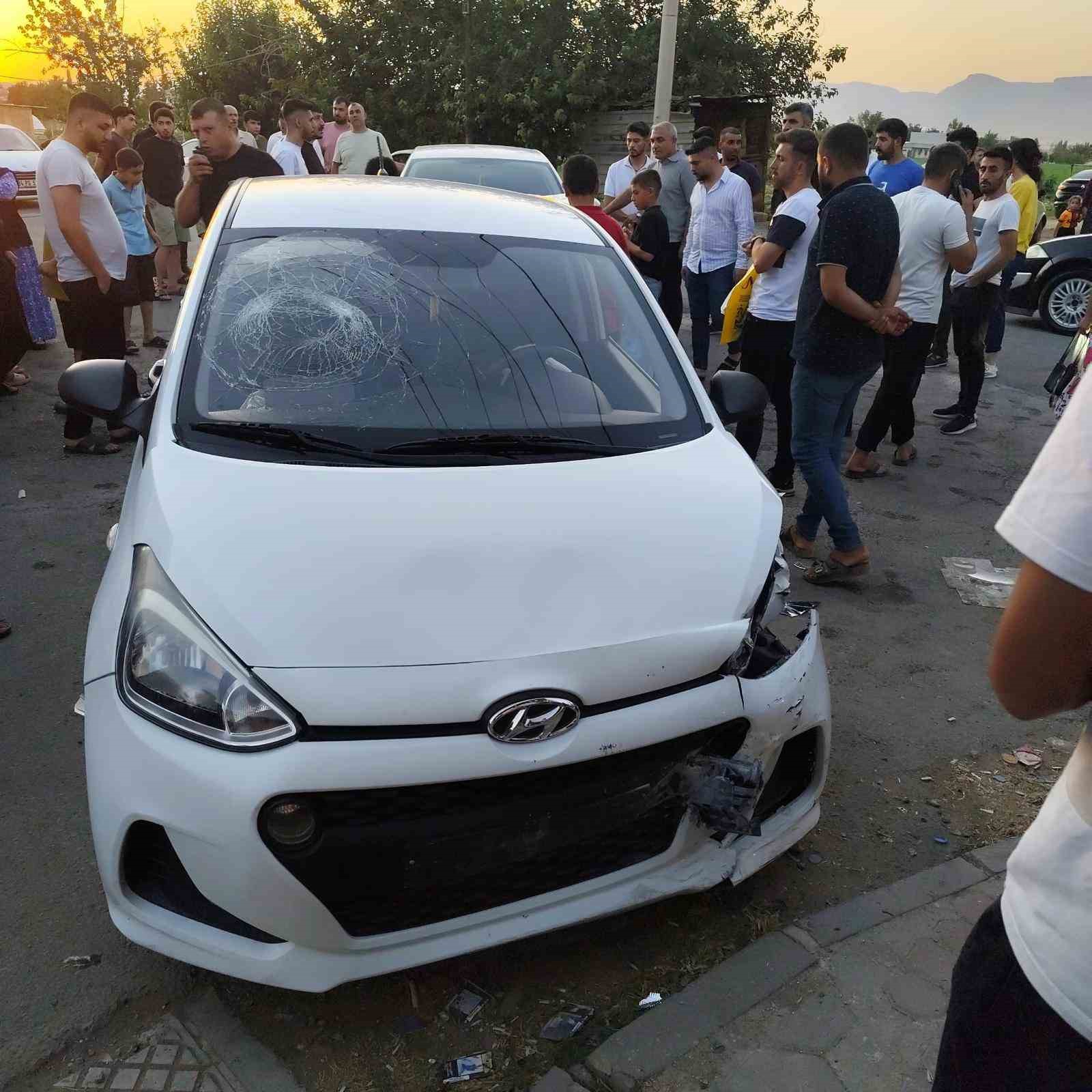 Mardin’de otomobiller çarpıştı: 1 yaralı