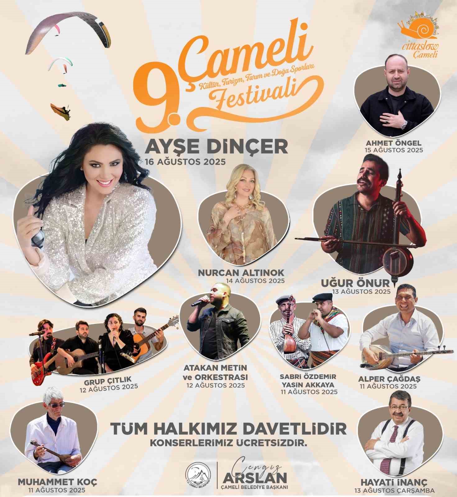 Çameli’nde 7 gün sürecek festival coşkusu için geri sayım başladı
