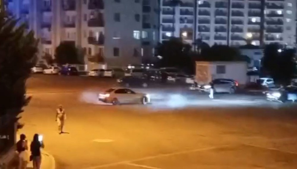 Mersin&rsquo;de drift atan s&uuml;r&uuml;c&uuml;ye 46 bin TL ceza
