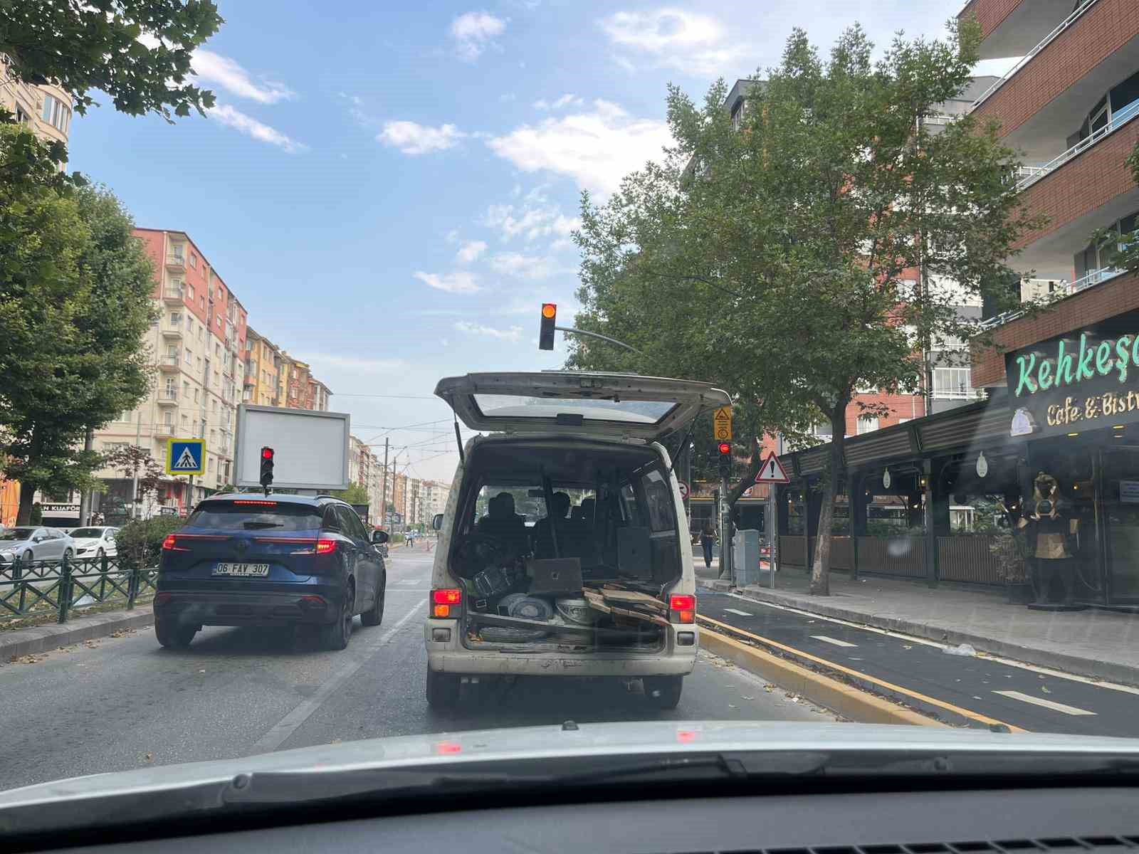 Duyarsız sürücünün davranışı ’pes’ dedirtti