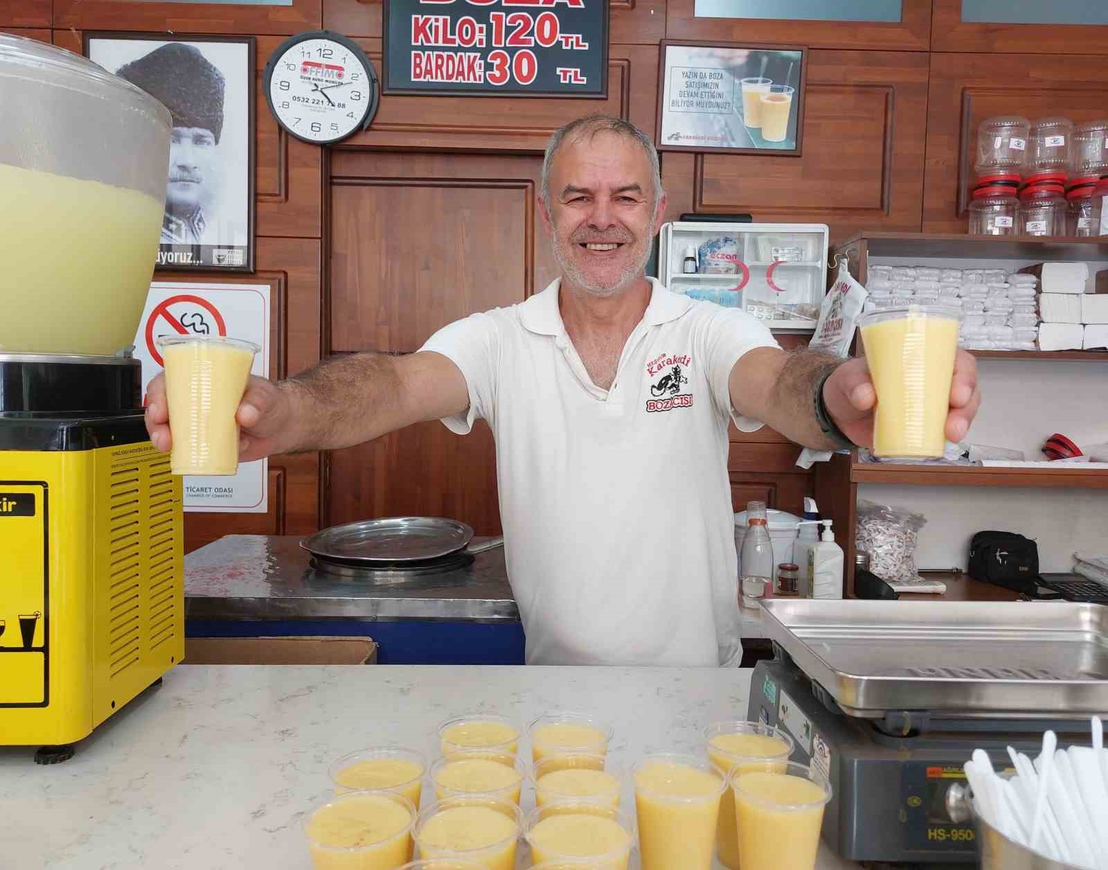 "Geleneksel lezzet olan boza içecek değil yiyecektir"