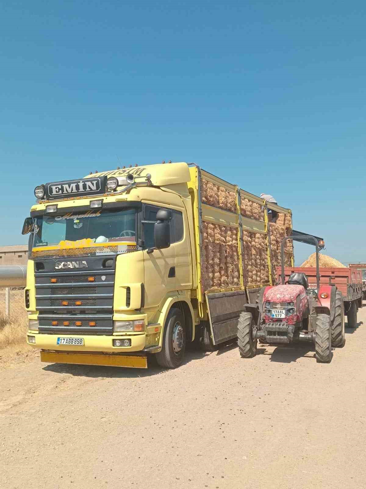 Ayvacık’ta yangından etkilenen Tuzla köyünde üreticilere destek