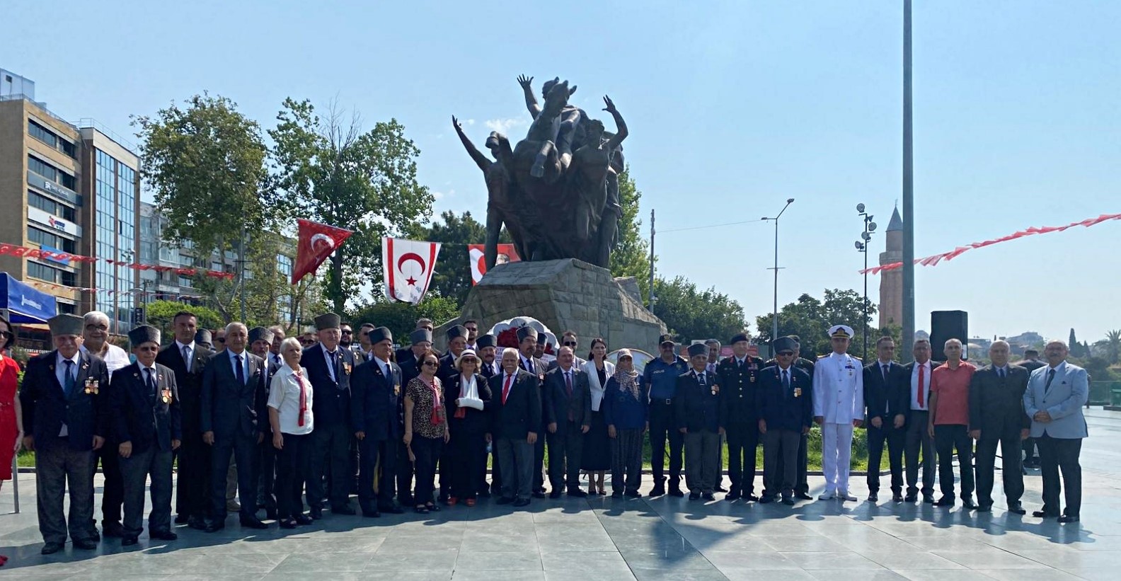 Kıbrıs Barış Harekâtı’nın 51. yılı nedeniyle Antalya’da tören düzenlendi