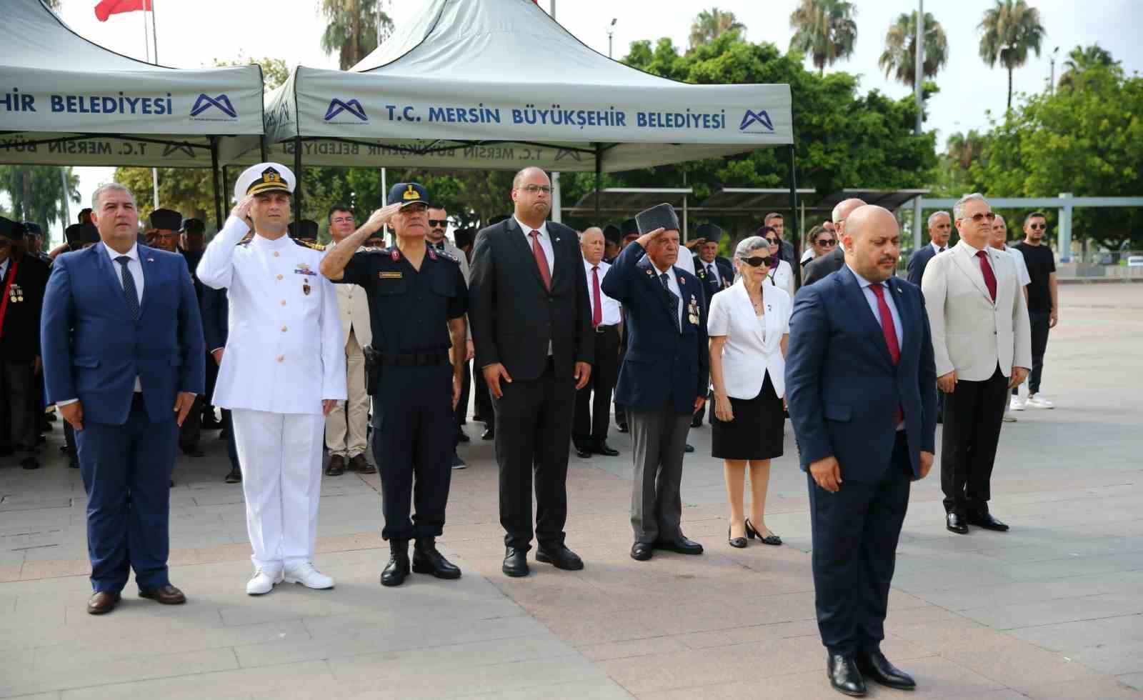 Mersin’de Kıbrıs Barış Harekatı’nın 51. yılı törenle kutlandı