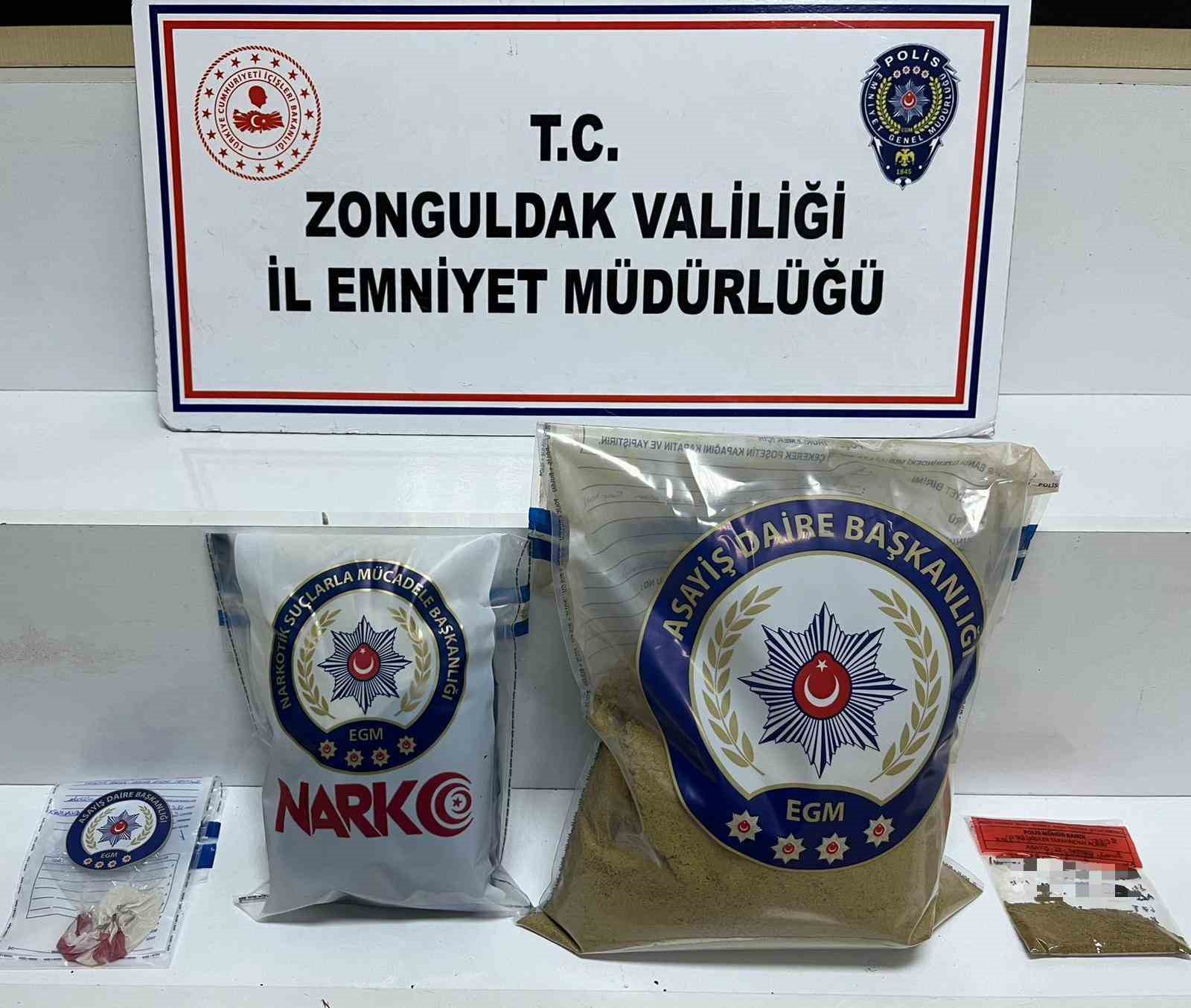 Zonguldak&rsquo;ta uyuşturucu operasyonu: 3 tutuklama
