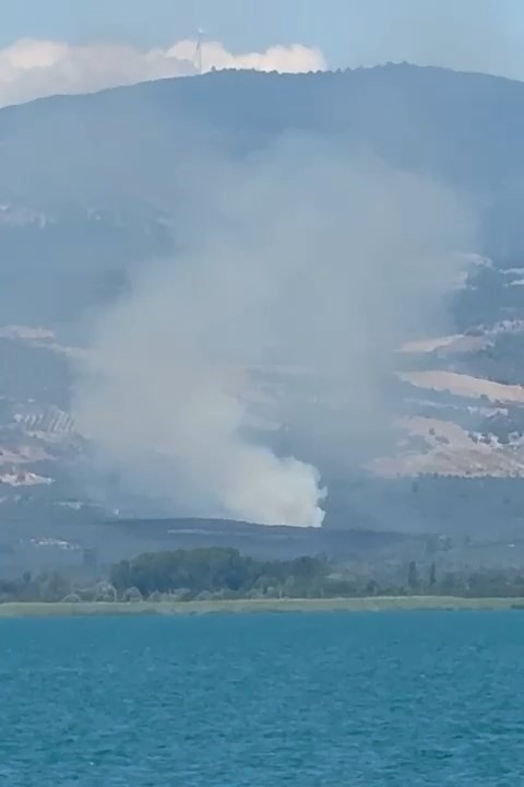 İznik’te orman yangını