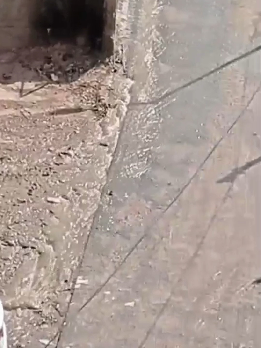 Kurtalan’da aynı noktada su borusu yeniden patladı