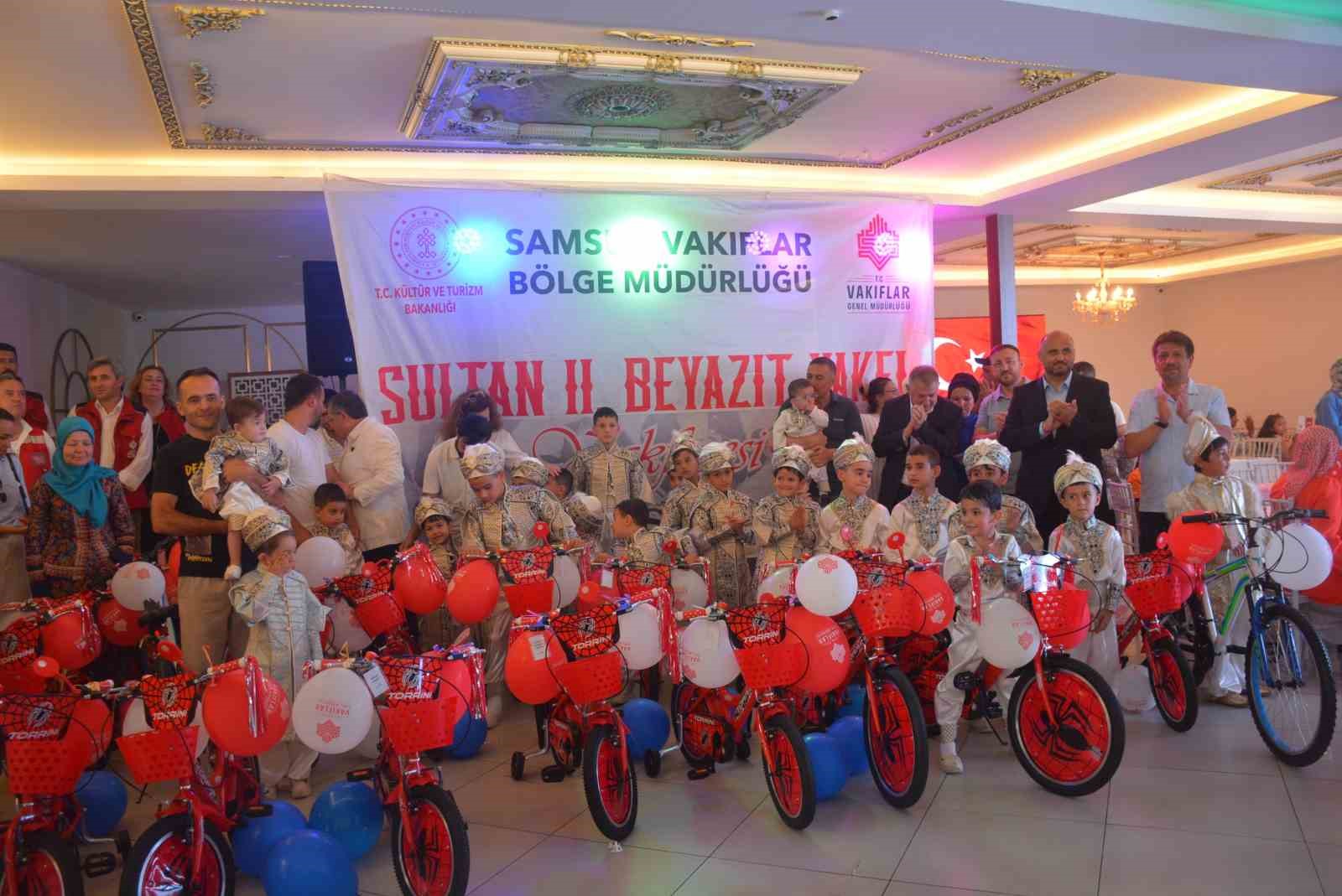 Sinop’ta 25 çocuk için sünnet şöleni