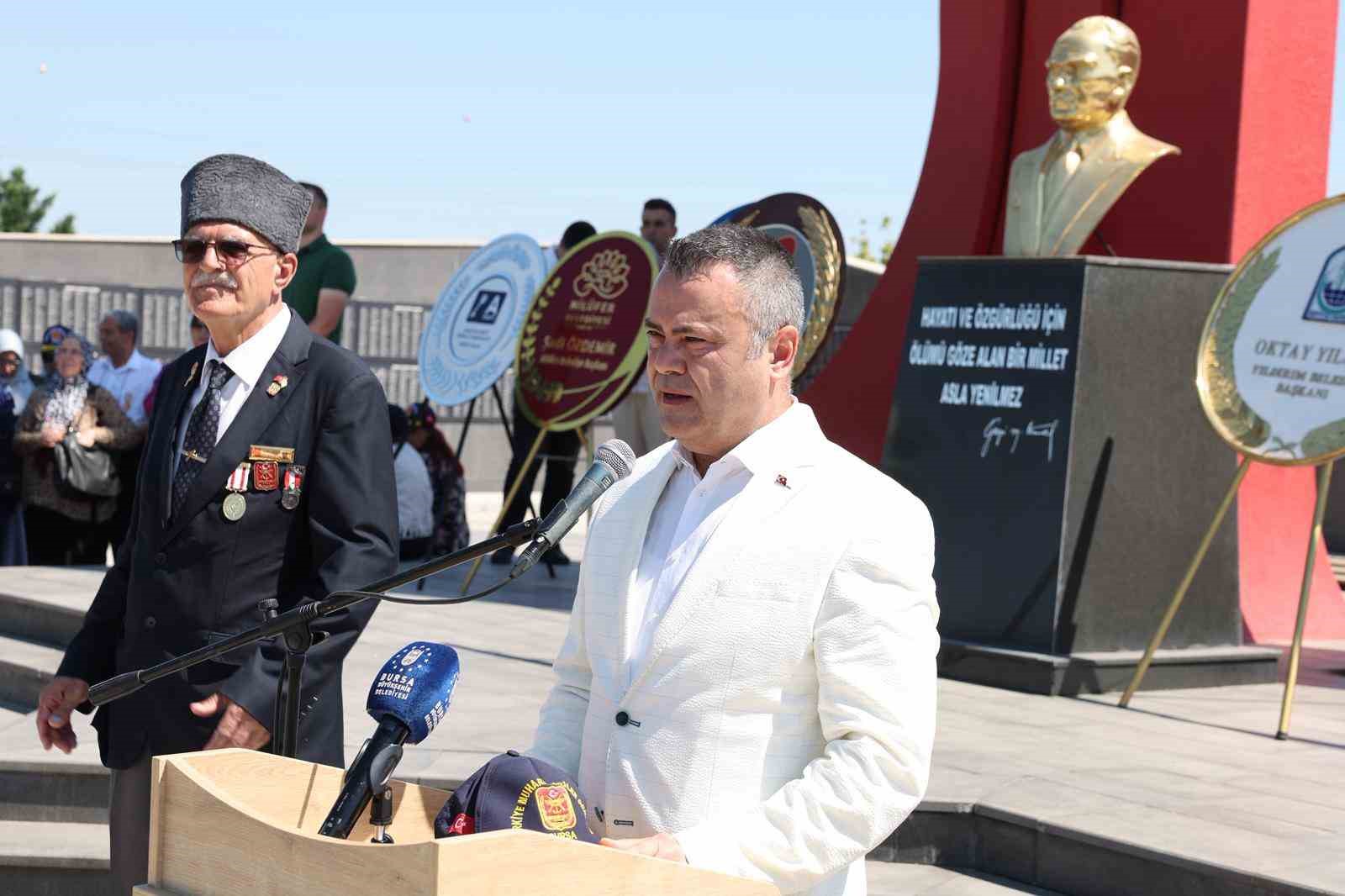 Bursa’da Kıbrıs Barış Harekâtı’nın 51. yıl dönümü töreni