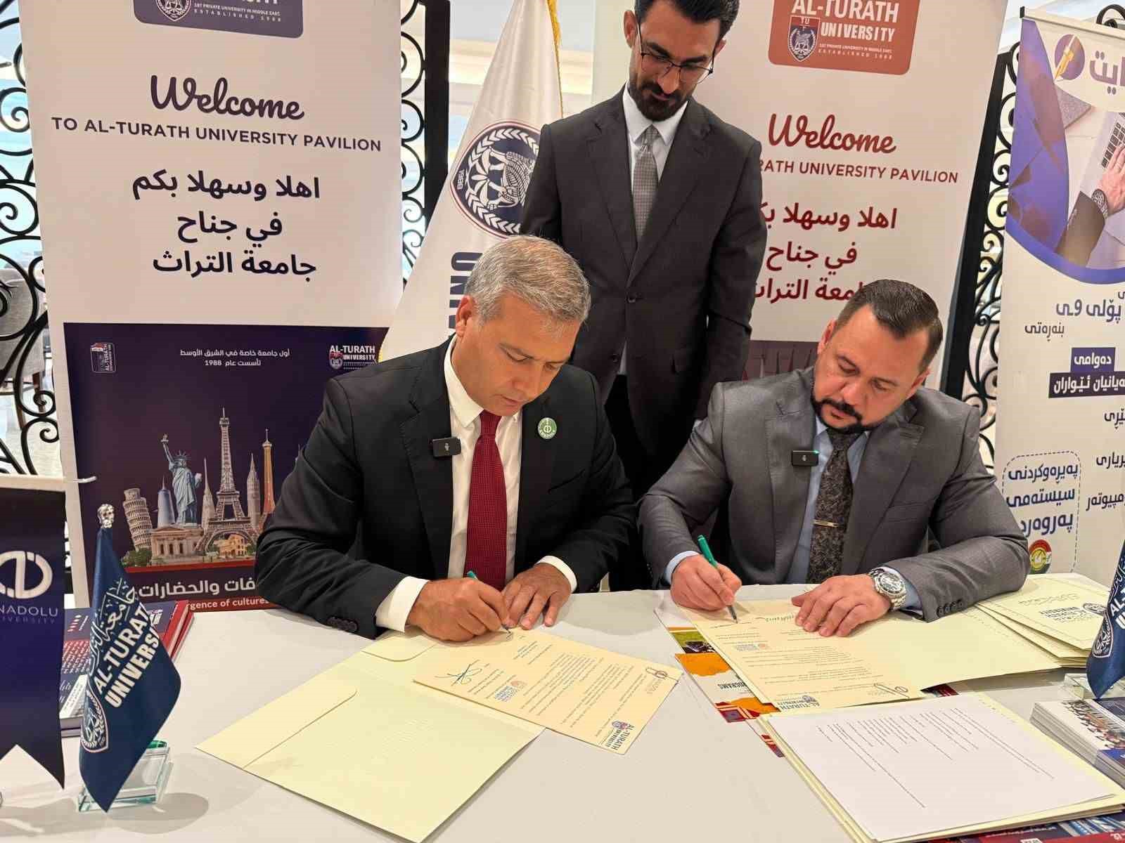 Anadolu Üniversitesi, EDEX Fuarı kapsamında Irak’ta akademik iş birlikleri kurdu