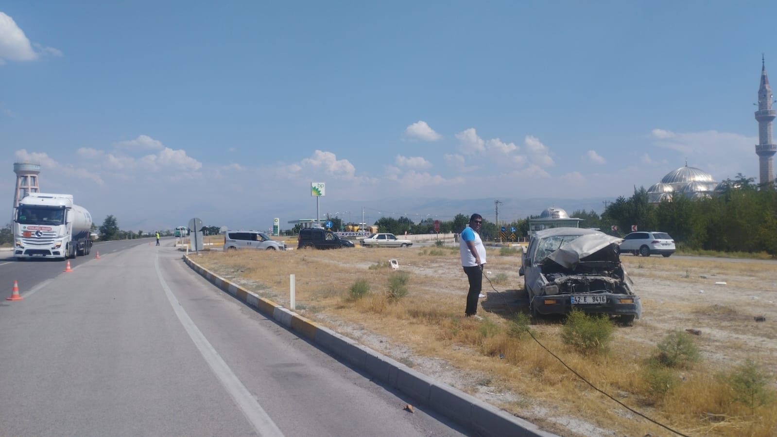 Ereğli’de kamyonet takla attı: 5 yaralı