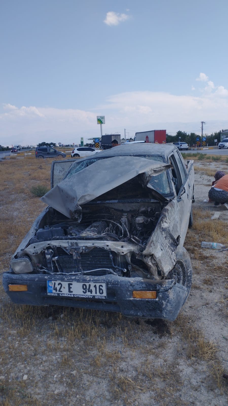 Ereğli’de kamyonet takla attı: 5 yaralı