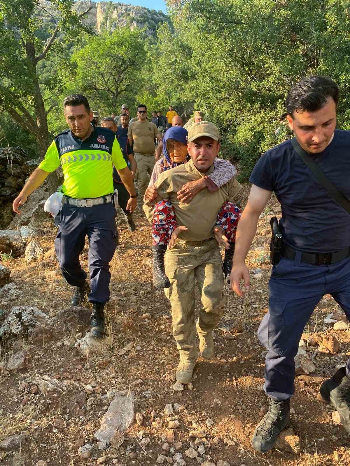 Burdur’da ikinci kez kaybolan Alzheimer hastası yaşlı kadın arazide bulundu