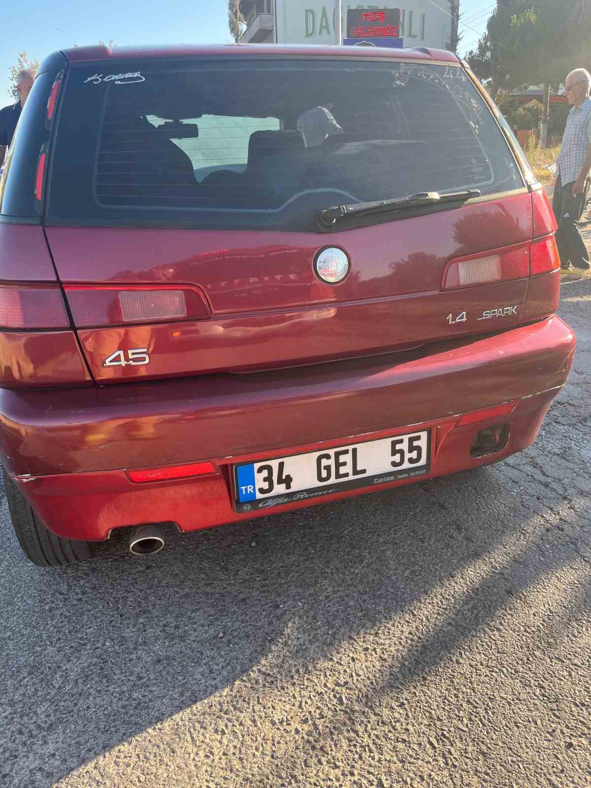 Susurluk’ta araç yangınına müdahale edildi