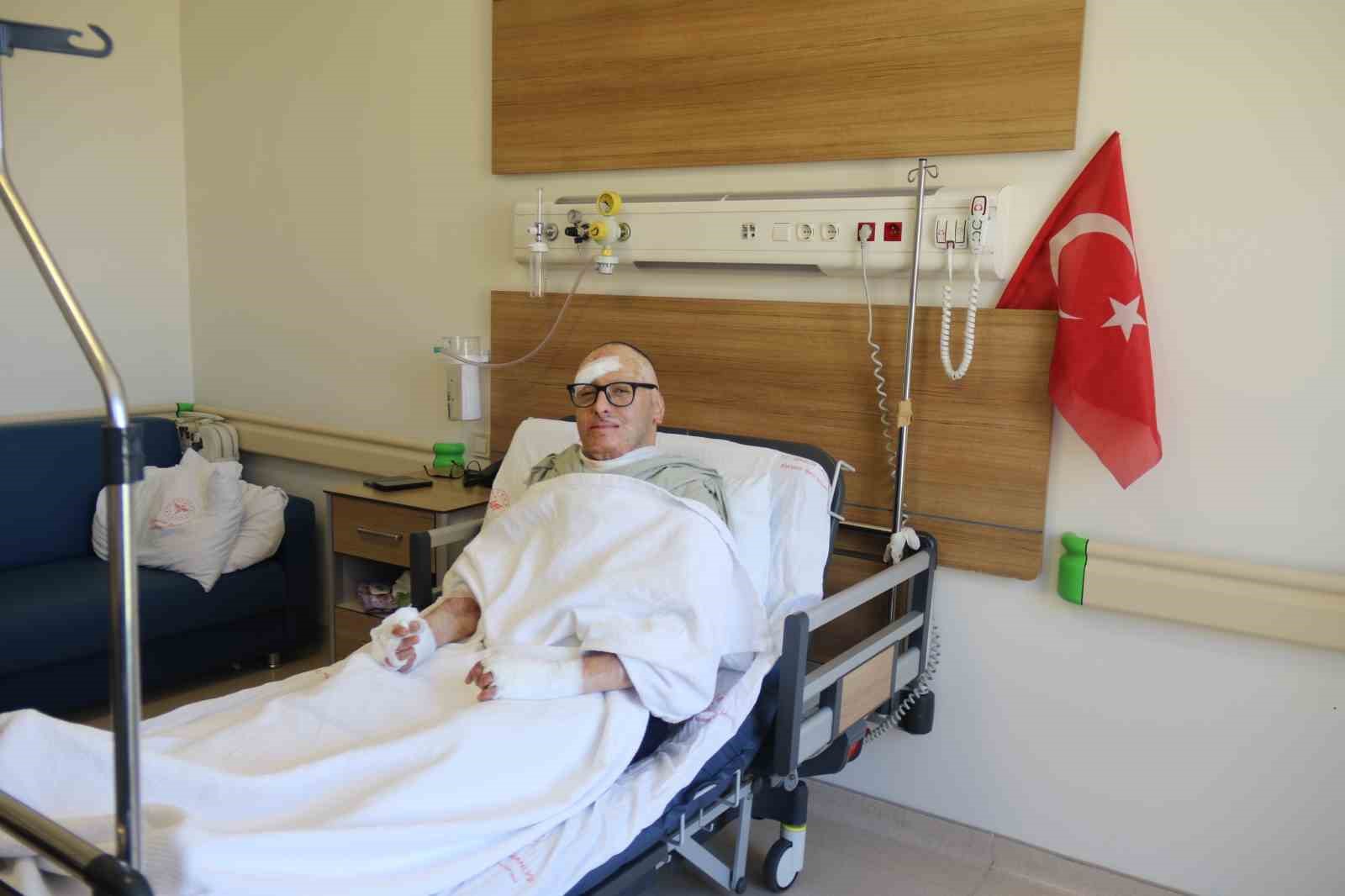 6 bin voltluk akıma kapılıp ölümden dönen Azerbaycanlı mühendis Eskişehir’de tedavi oldu