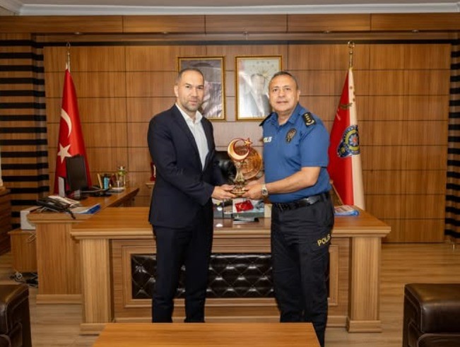 Başkan Özdemir’den Emniyet Müdürü Yılmaz’a ziyaret