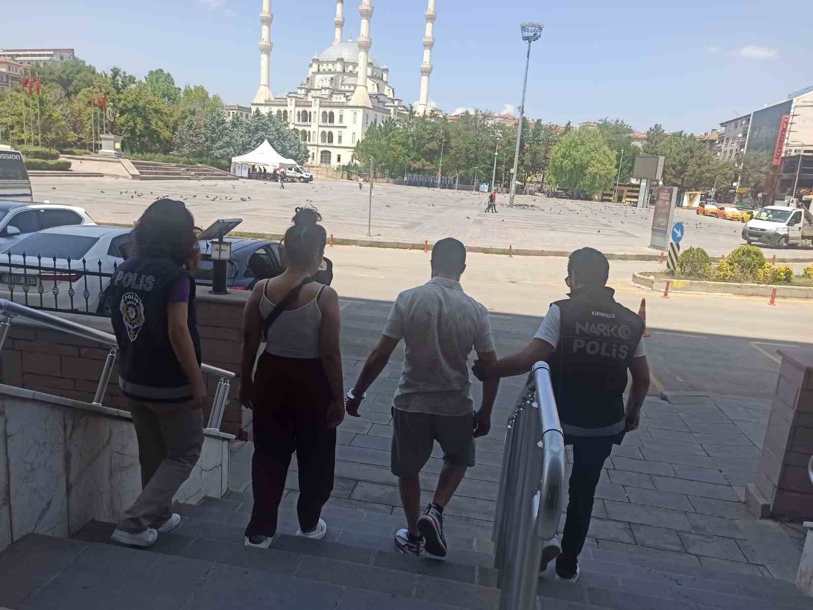 Kırıkkale’de uyuşturucu operasyonunda 2 tutuklama