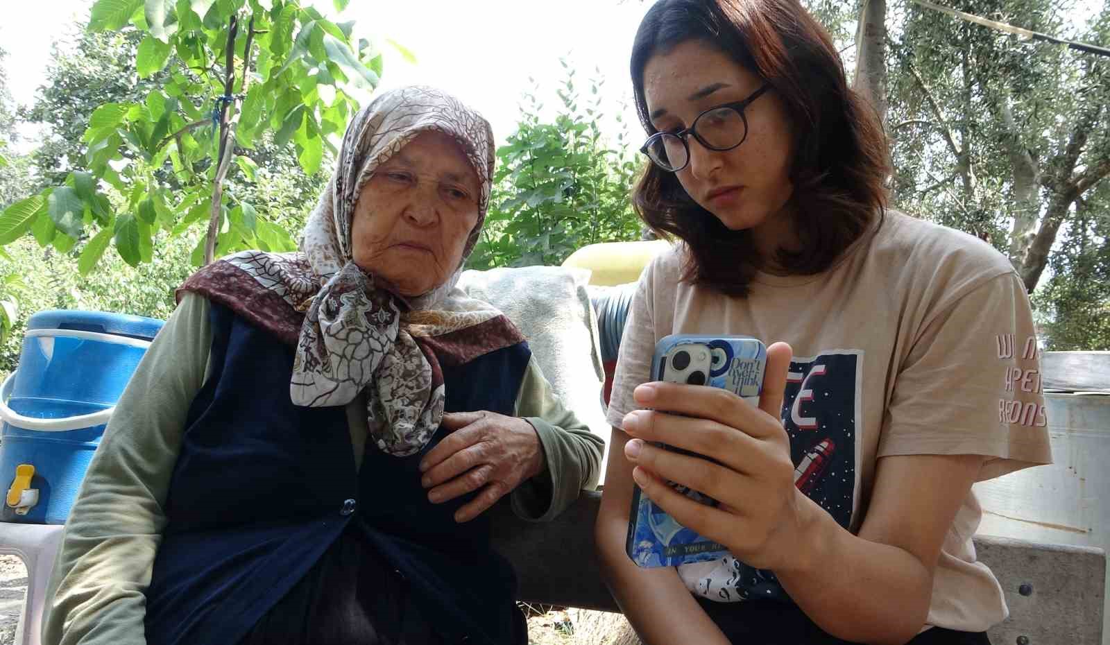 Zübeyde nine, köyünden doktora görüntülü ulaşıp muayene oldu