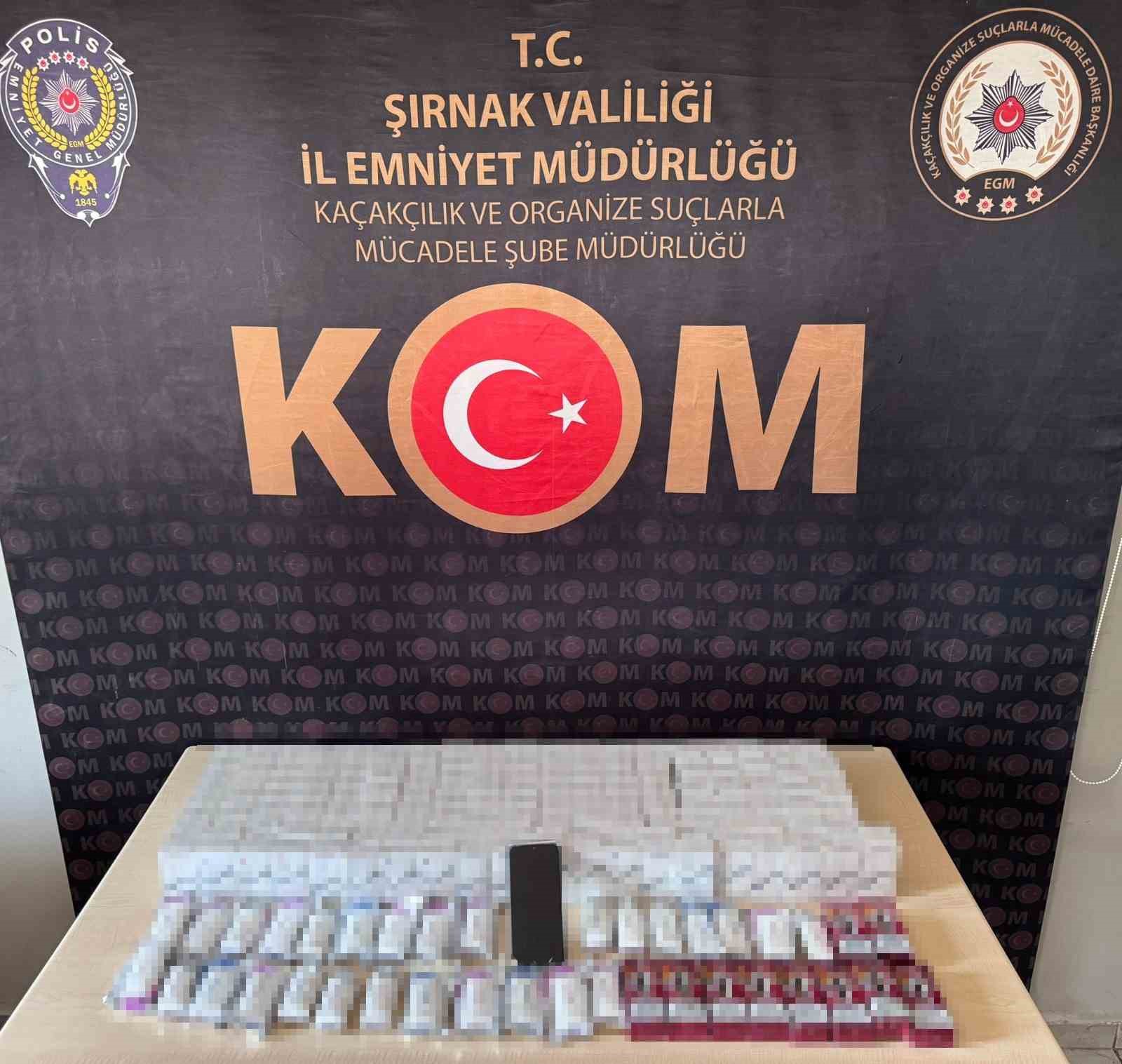 Şırnak’ta asayiş, kaçakçılık ve narkotik operasyonu: 1 tutuklama