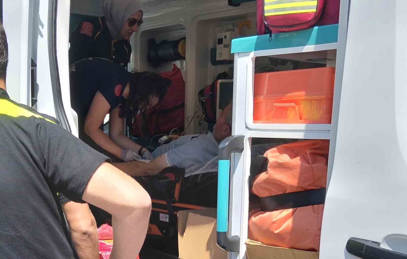 Bafra’da motosiklet kazası: 1 yaralı