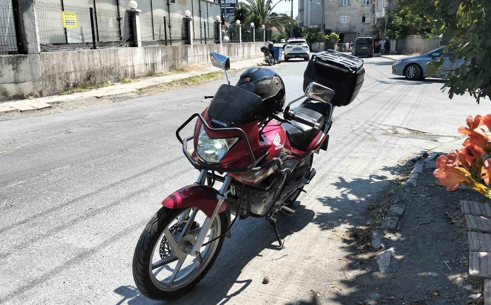 Bafra&rsquo;da motosiklet kazası: 1 yaralı
