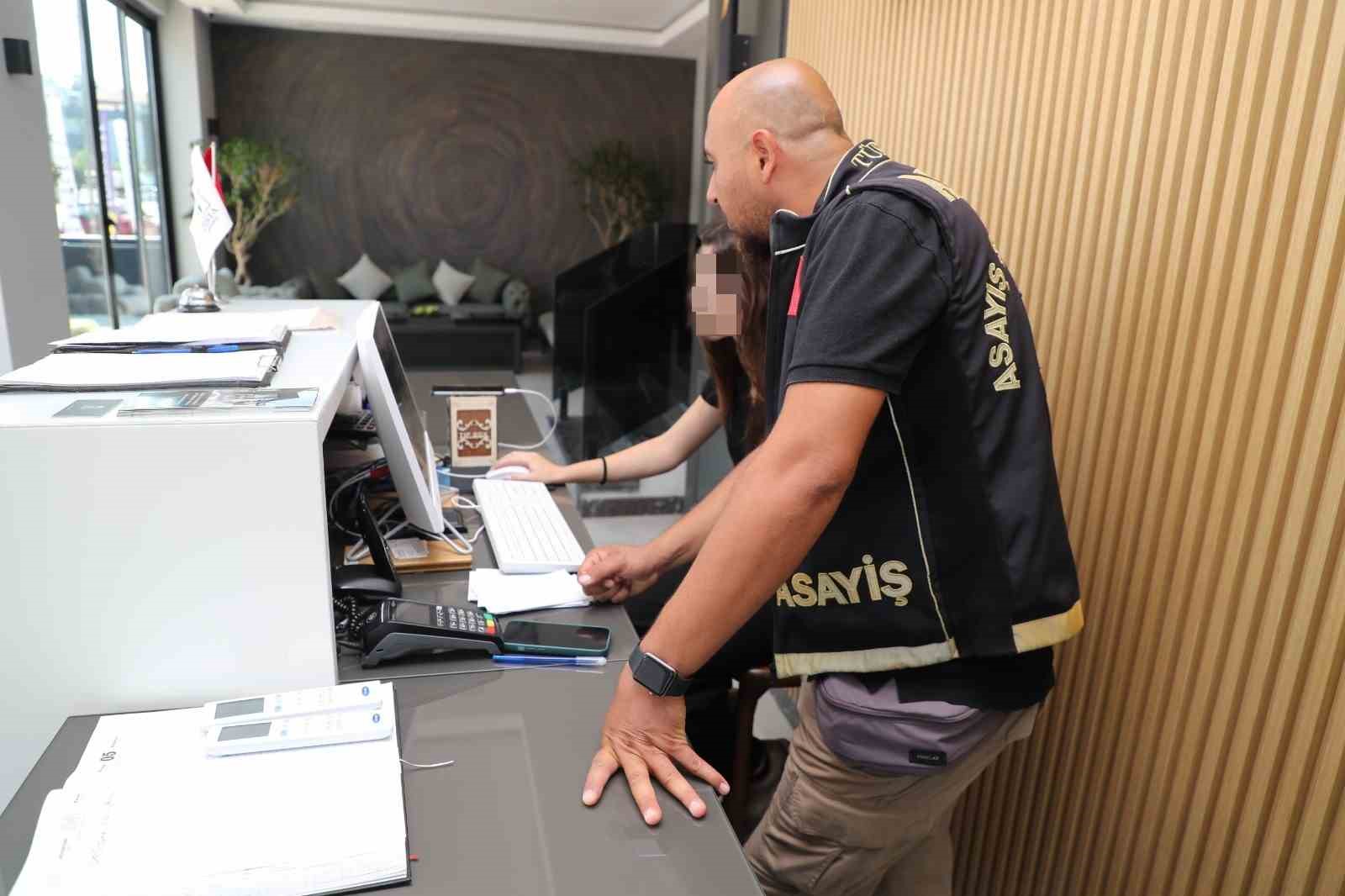 Antalya’da günübirlik konaklama yerlerine eş zamanlı denetim