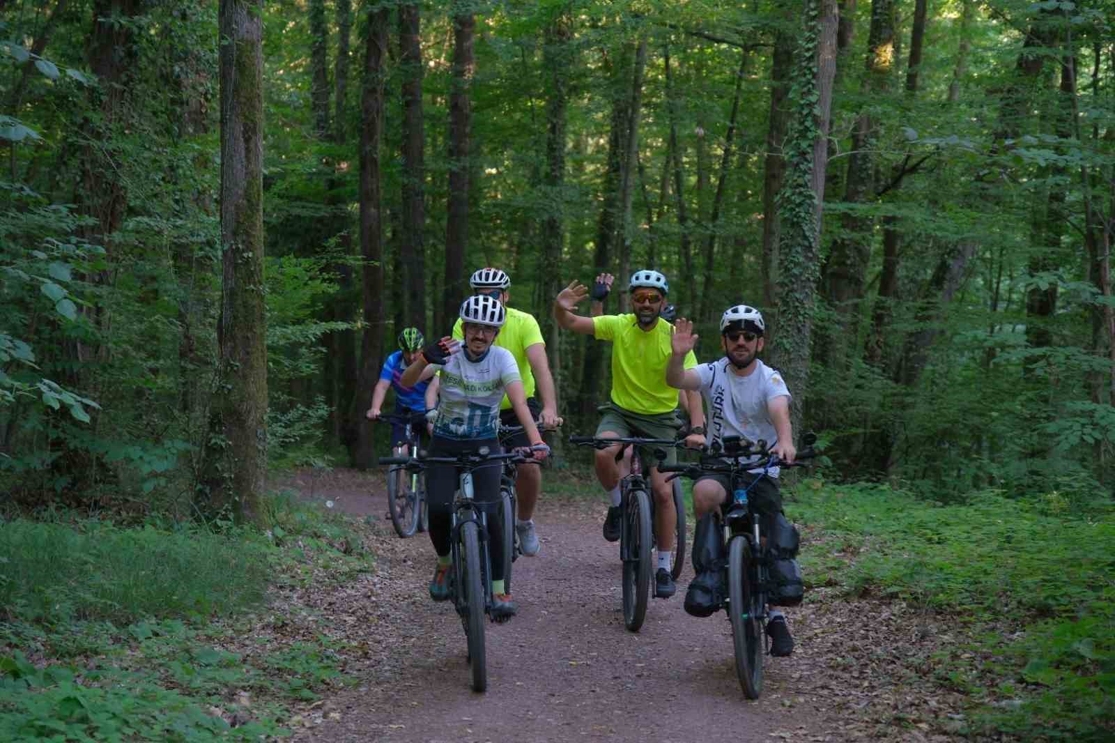 Dağ bisikleti tutkunları Ormanya’da buluştu