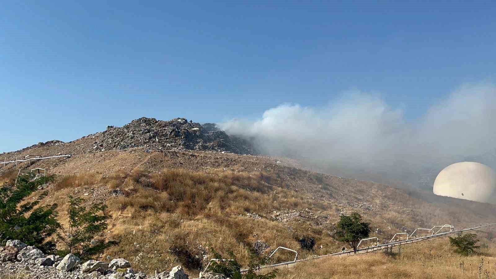 Çöplük yangını kontrol altına alındı