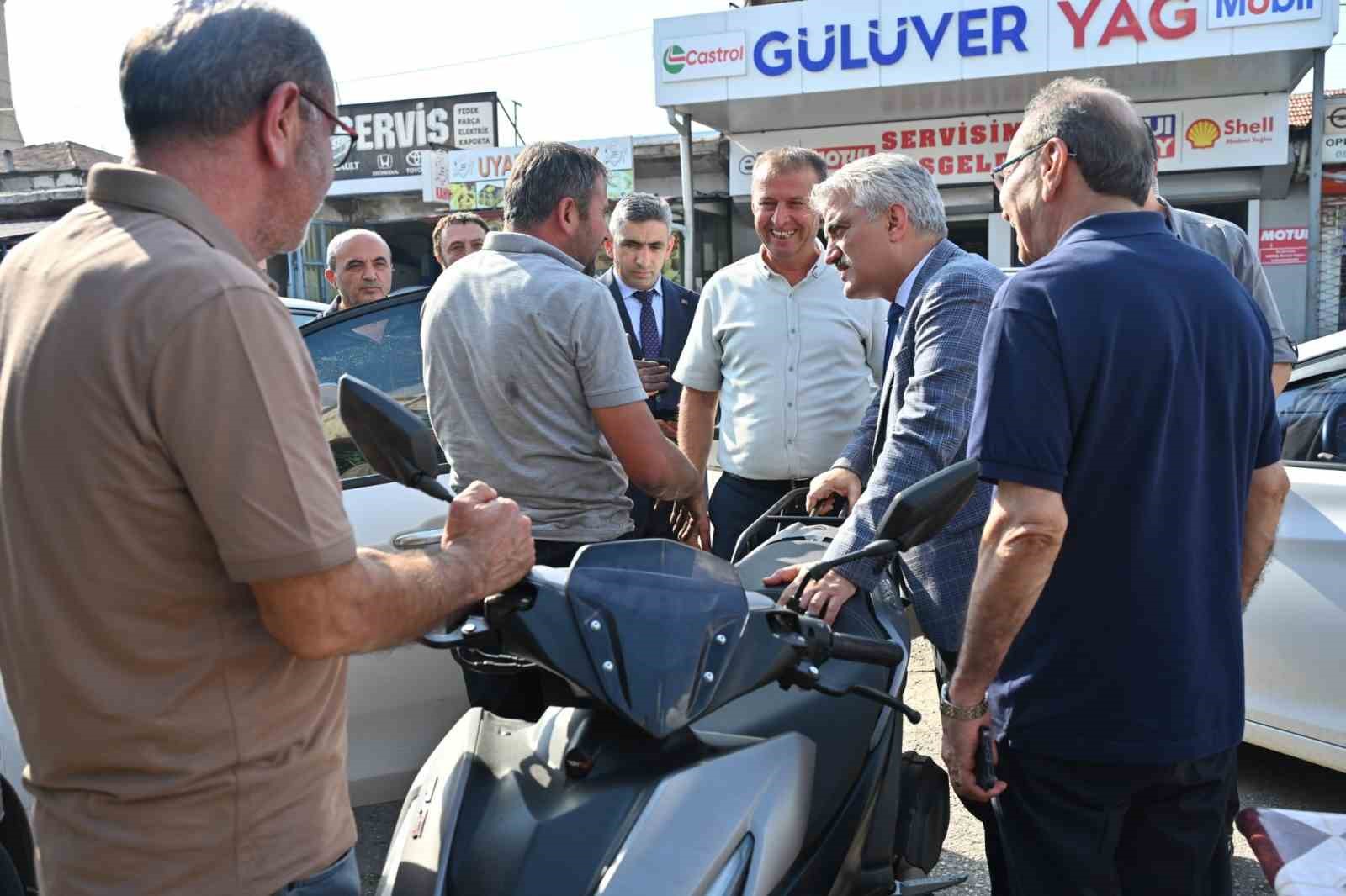 Kırıkkale Valisi Makas esnafla buluştu, talepleri dinledi