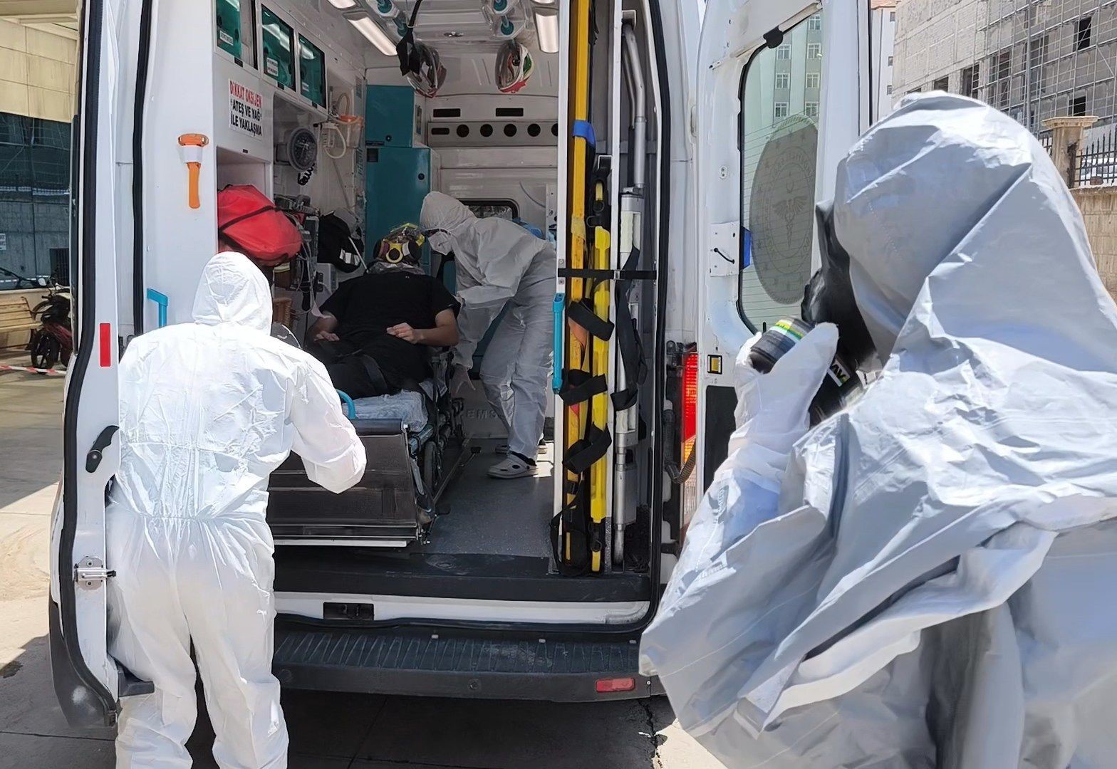 Siirt’te gerçeği aratmayan KBRN alarm tatbikatı