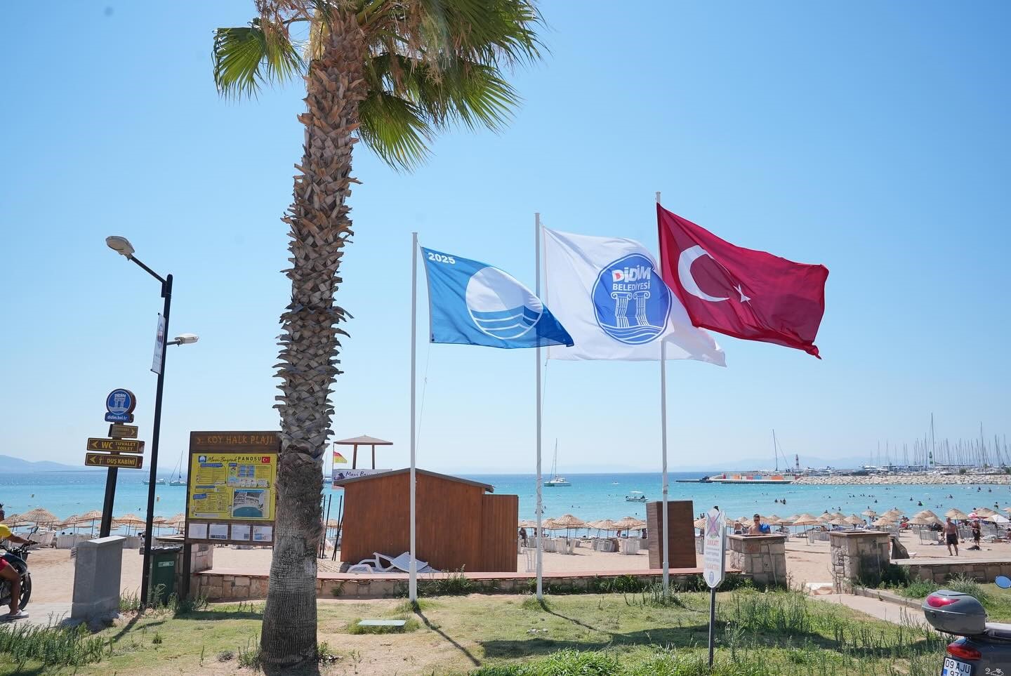 Didim’in plajları ’Mavi Bayrak’la taçlandı