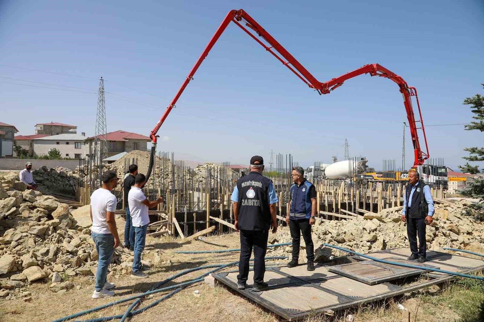 Van’da kaçak yapılaşmaya karşı denetimler arttırıldı