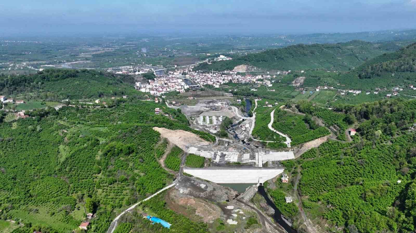 1,2 milyar TL’lik Salıpazarı Barajı’nın yarısı tamamlandı