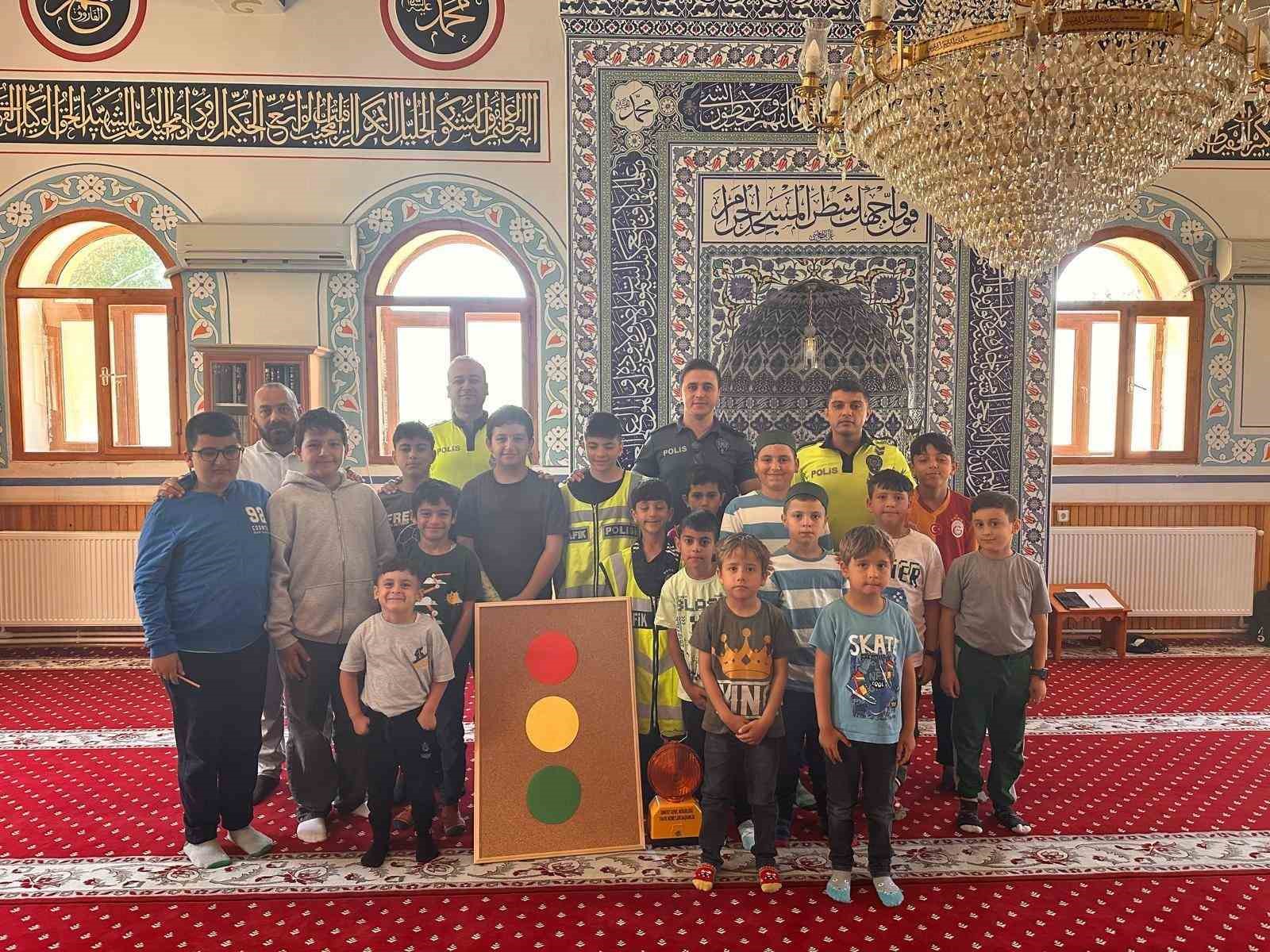 Erzincan’da çocuklara trafik bilinci aşılandı