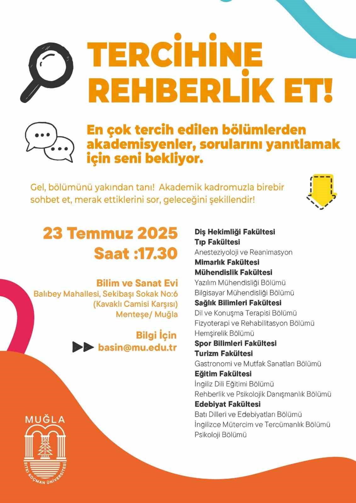 MSKÜ’den Bilim ve Sanat Evi’nde ‘Bilinçli tercih rehberliği’ etkinliği