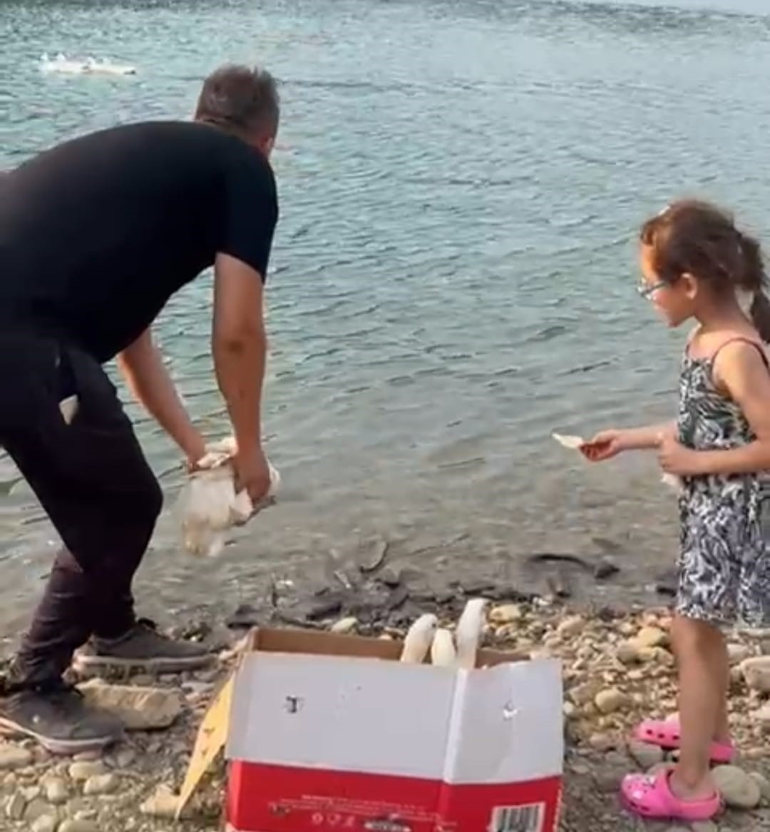 Baba kızdan örnek davranış