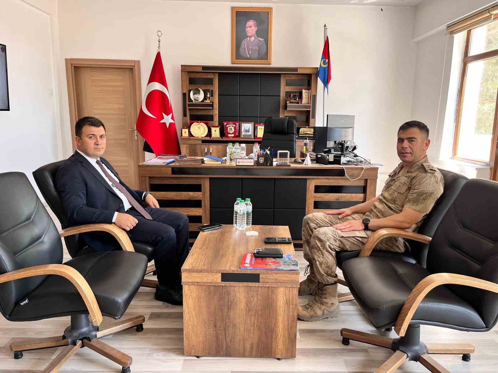 Patnos Kaymakamı Burak Dertlioğlu&rsquo;ndan kurum ziyaretleri
