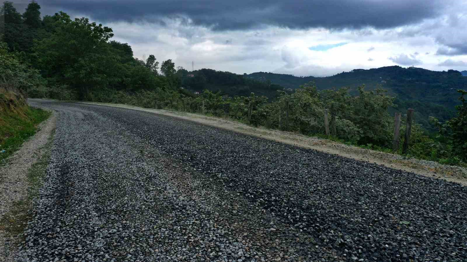 Ordu&rsquo;nun sakin şehrinde sıcak asfalt &ccedil;alışmaları
