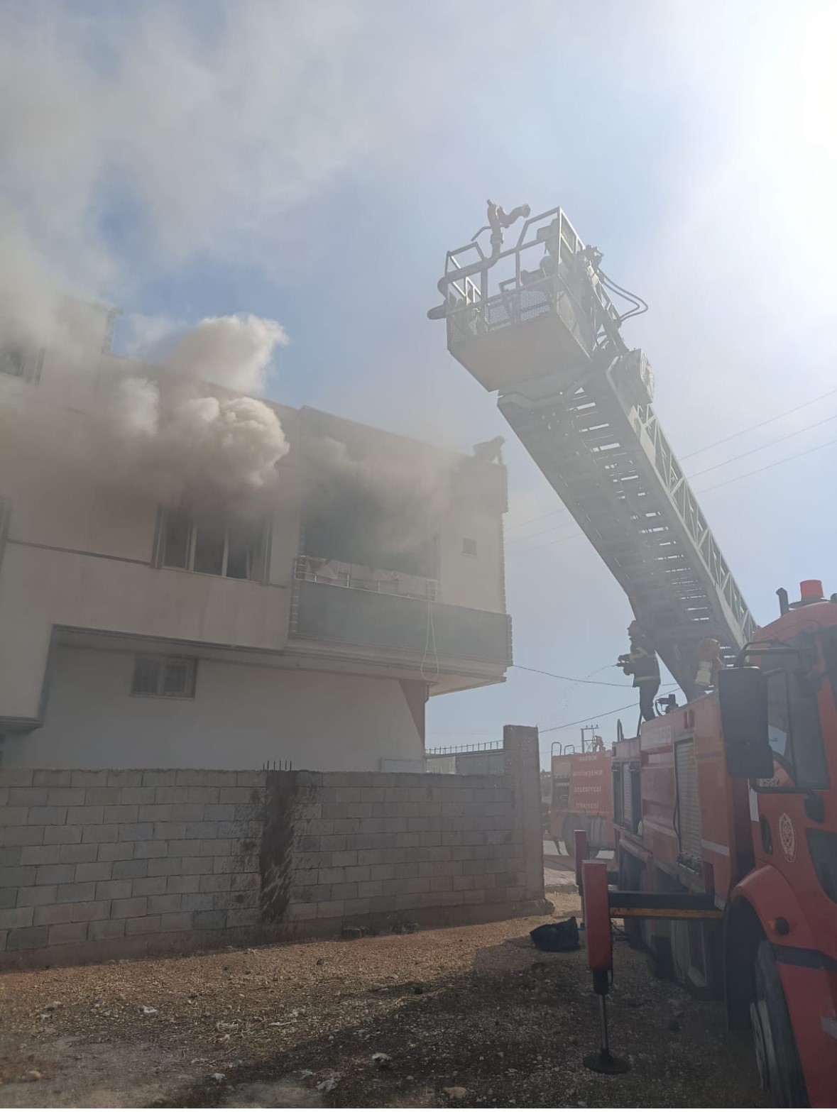 Mardin’de müstakil evde çıkan yangın söndürüldü