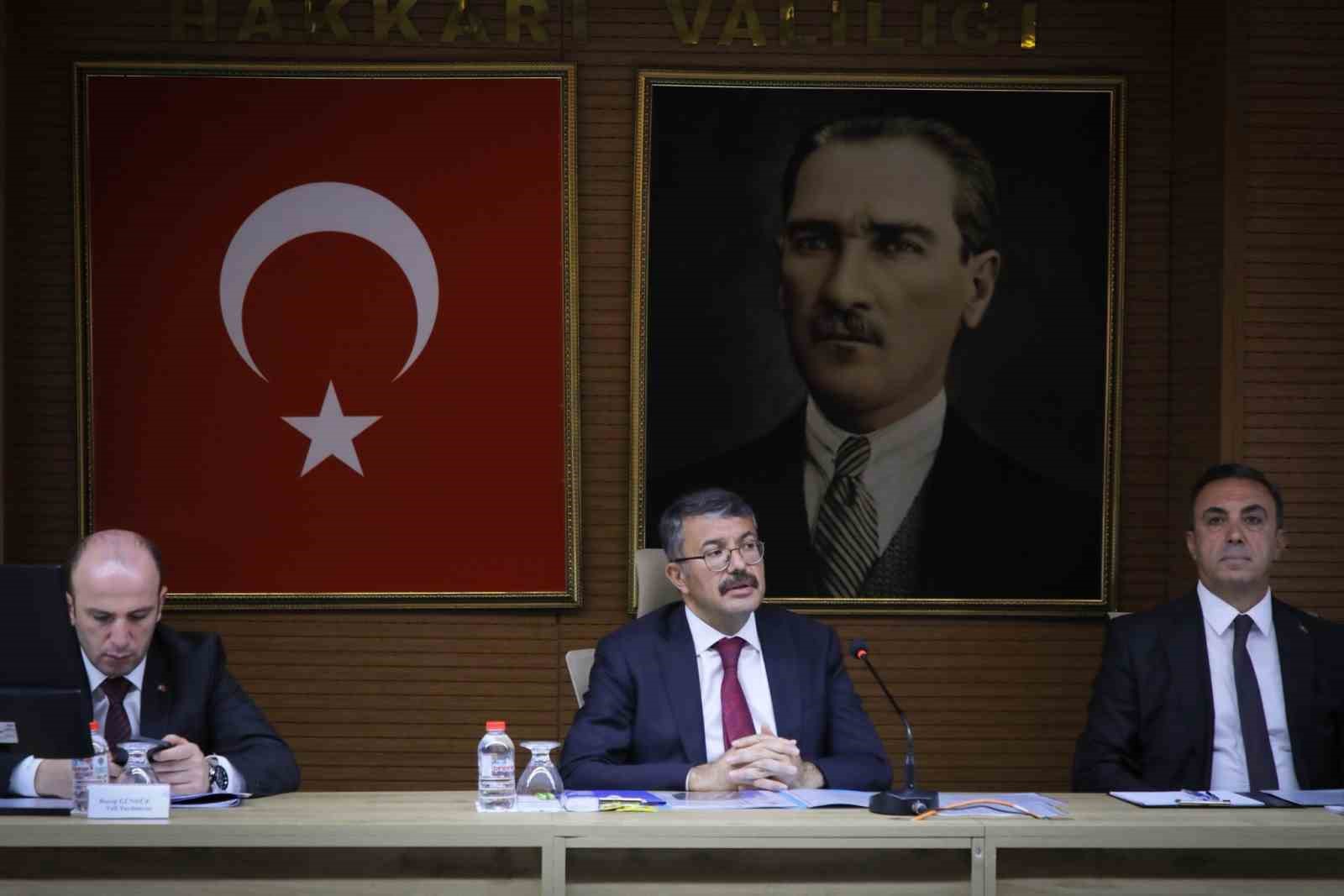 Hakkari’de "İl Koordinasyon Kurulu Toplantısı" yapıldı