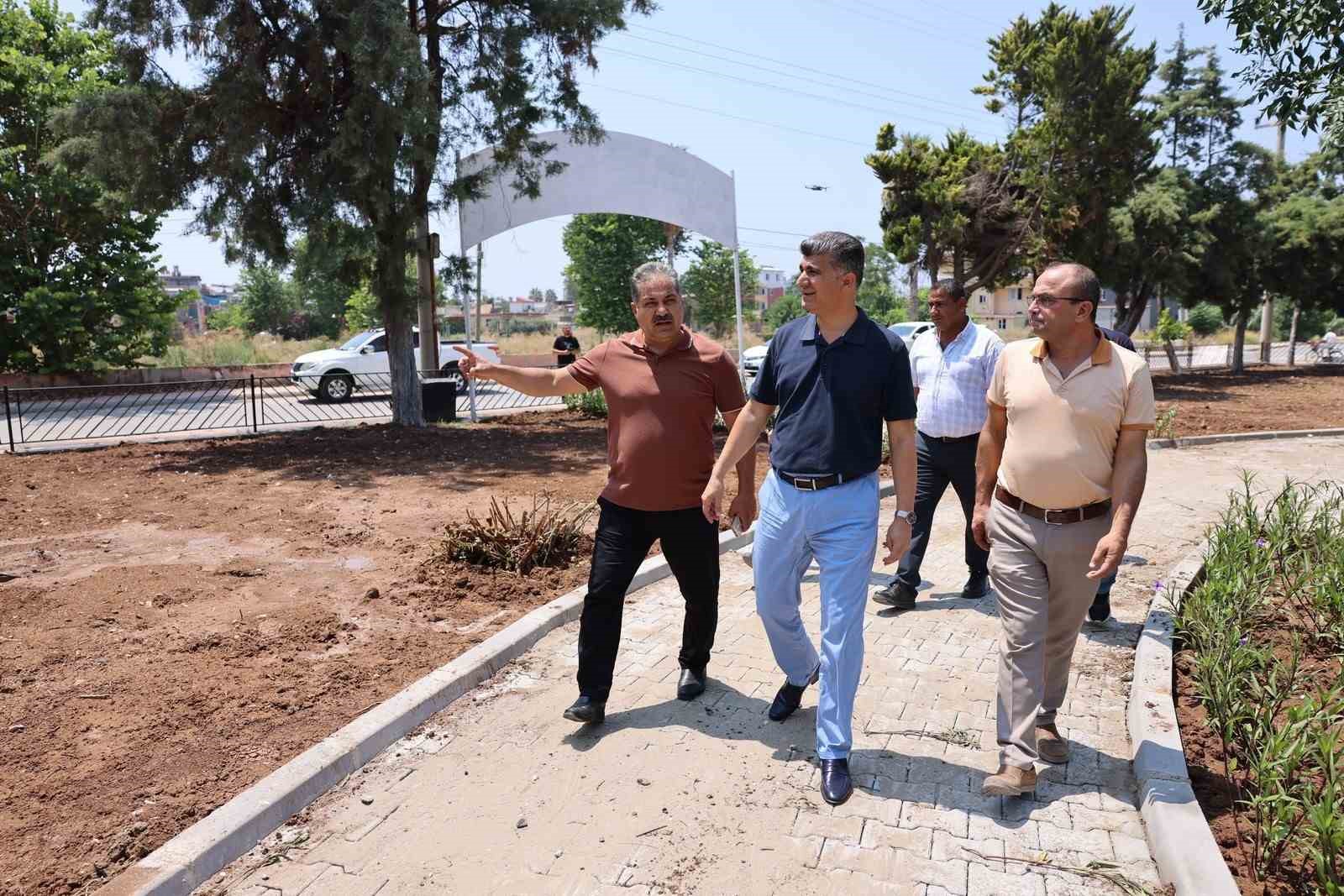 Karaduvar 1 Mayıs Parkı yeniden yeşerdi