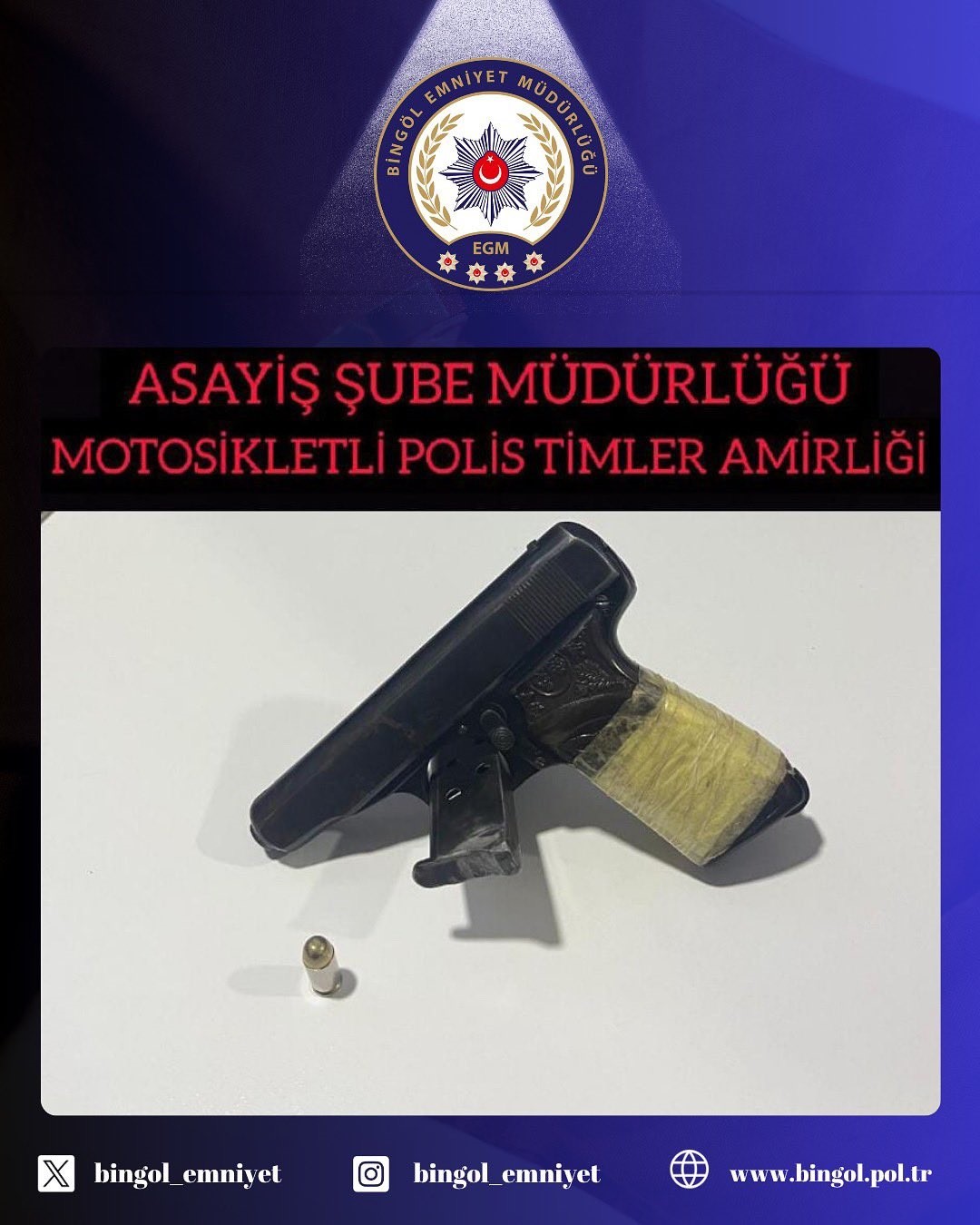 Bingöl’de asayiş uygulamaları