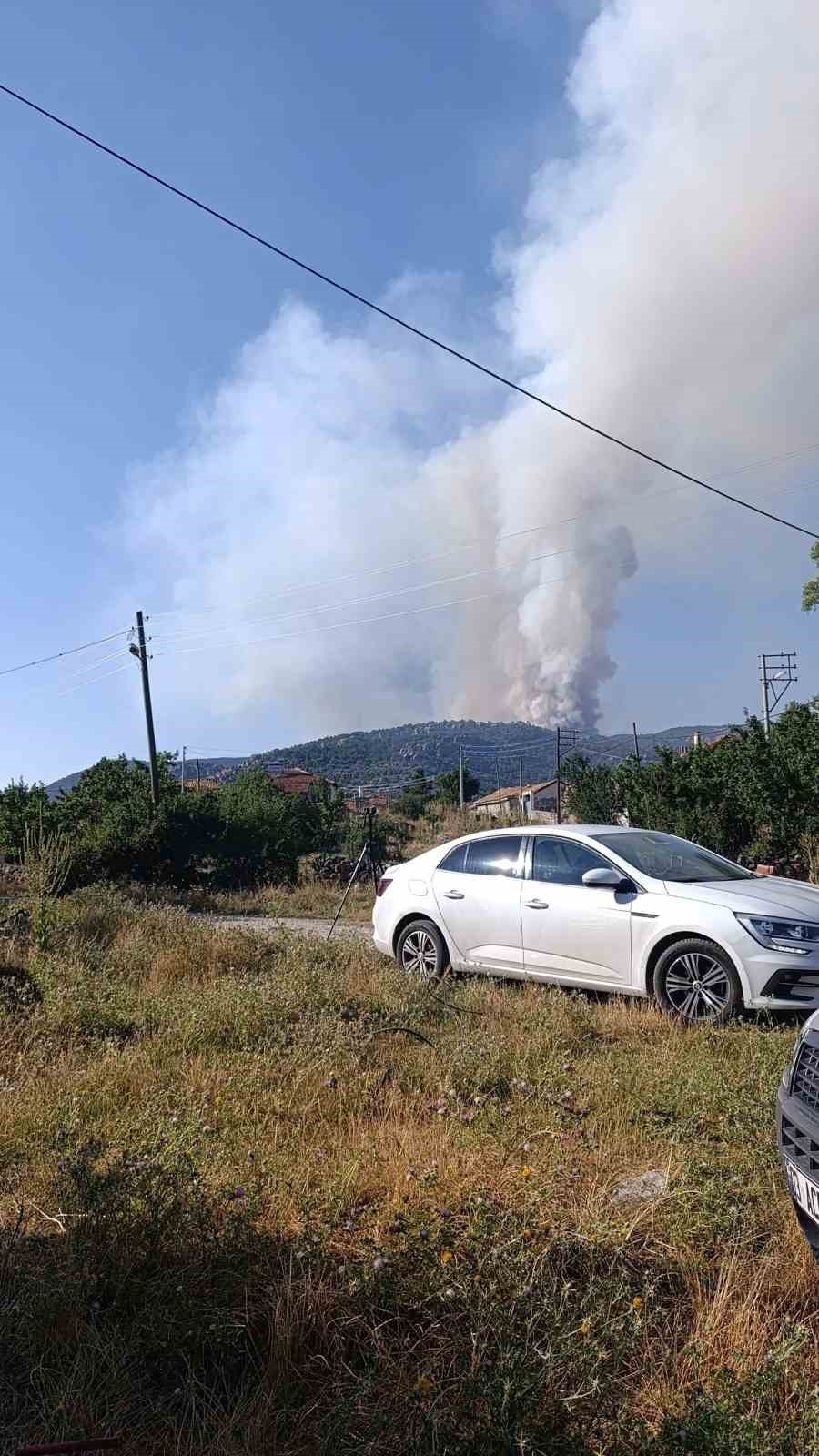 Eskişehir’deki yangının sıçramasına karşı Afyonkarahisar’da önlem alındı