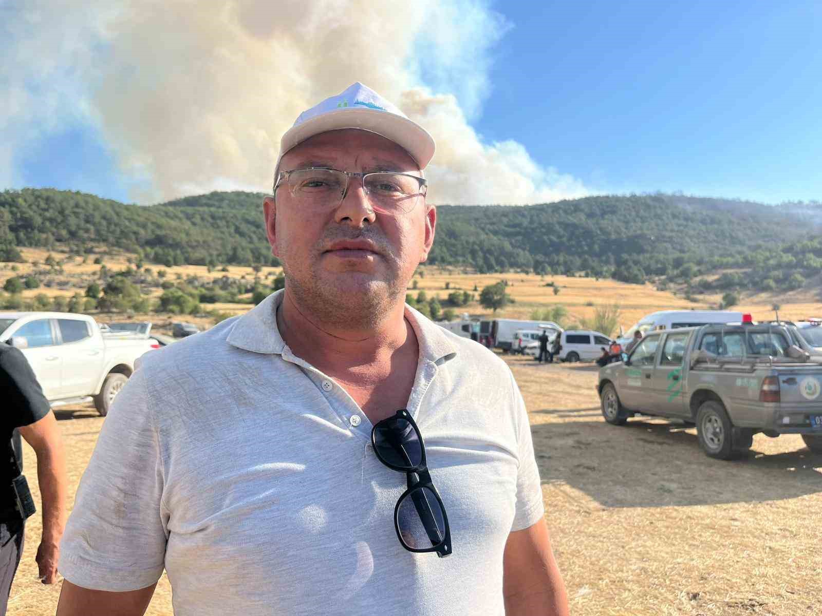 Alevlerin arasında kalan ve kepçesi kül olan operatörün arkadaşı o anları anlattı