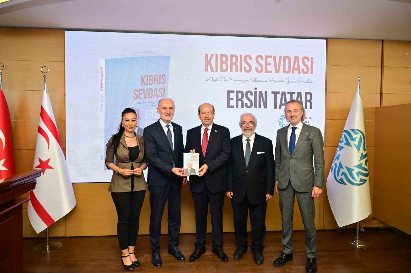 KKTC Cumhurbaşkanı Tatar, İTO’da ‘Kıbrıs Sevdası’ kitabının yeni baskısının tanıtımına katıldı