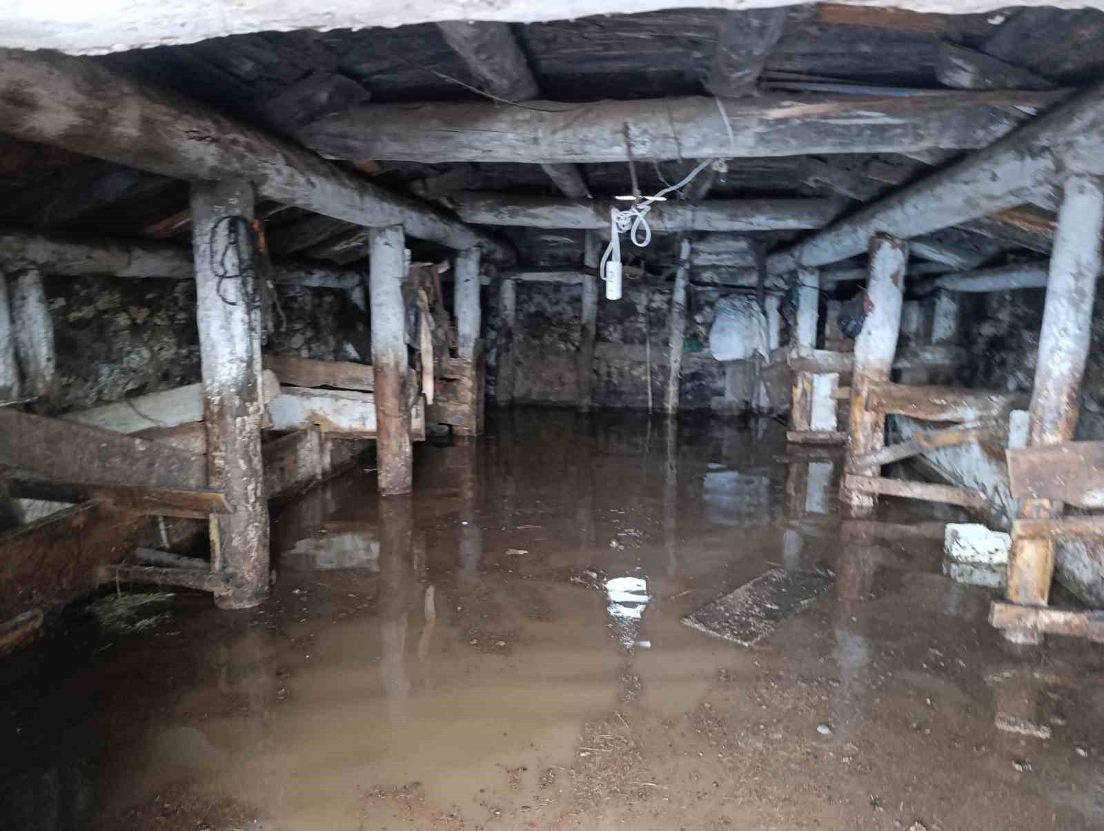 Sağanak sele neden olunca evleri su bastı, tarım arazileri zarar gördü