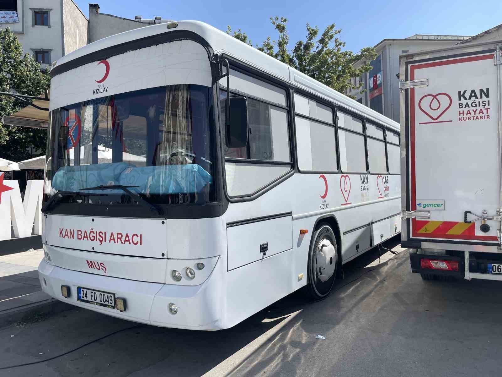 Malazgirt&rsquo;te kan bağışı kampanyası d&uuml;zenlendi
